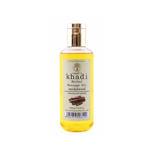 Vagad's Khadi Sandalwood Herbal Massage Oil 210 ml