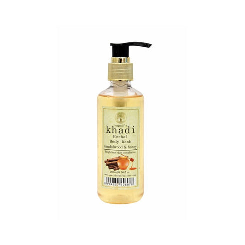 Vagad's Khadi Sandalwood & Honey Herbal Body Wash 200 ml