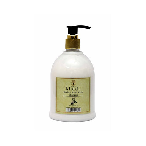 Vagad's Khadi White Rose Herbal Handwash pump 450 ml