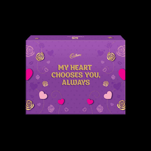 Cadbury Valentine's Chocolate Gift Box with Personalised Photoframe