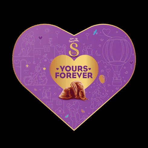 Cadbury Valentines Heart Gift Box with Personalised Photoframe