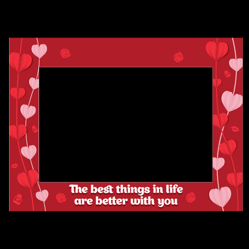 Cadbury Valentines 7 Day Chocolate Gift pack with Personalised Photoframe