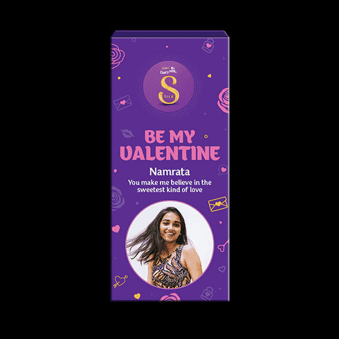 Cadbury Valentines Heart Gift Box with Personalised Photoframe