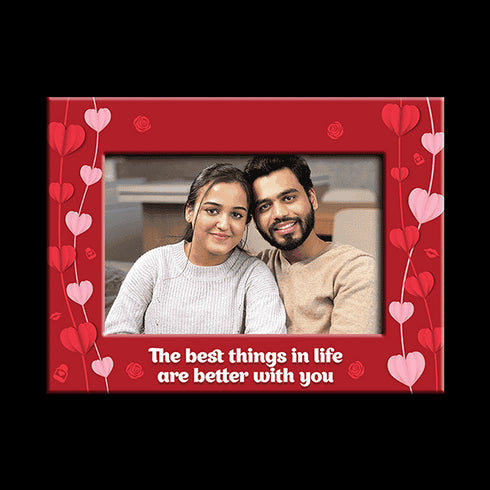 Cadbury Valentine's Chocolate Gift Box with Personalised Photoframe