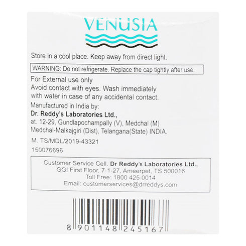 Dr. Reddy's Venusia Moisturizing Cream 100g