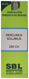 SBL Mercurius Solubilis Dilution 200 CH