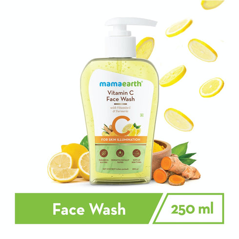 Mamaearth Vitamin C Face Wash with Vitamin C and Turmeric 250ml