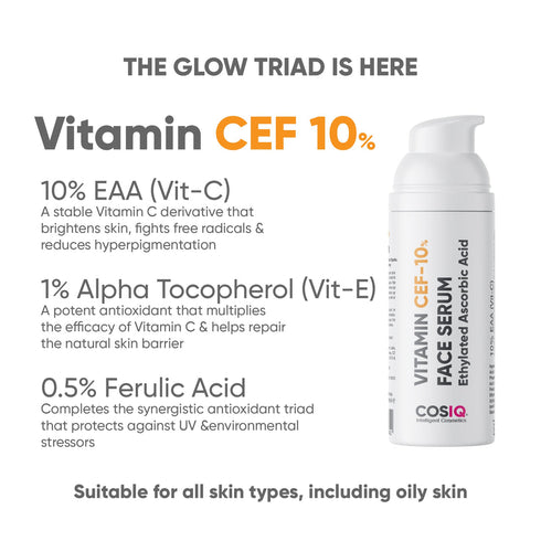 Cosiq Vitamin CEF-10% Face Serum 30ml