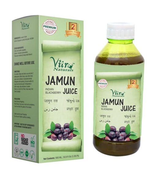 Vitro Naturals Jamun Juice bottle of 1 Ltr Juice