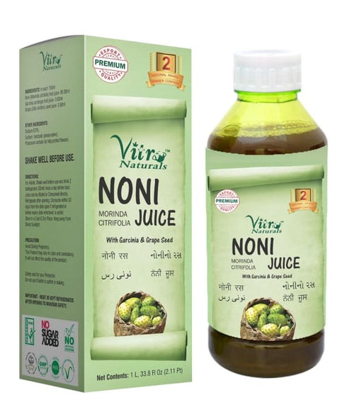 Vitro Naturals Noni Juice bottle of 1 Ltr Juice