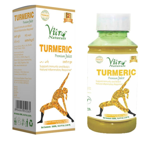 Vitro Naturals Turmeric Premium Juice bottle of 500 ml Juice