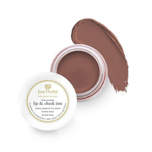 Just Herbs Herb Enriched Lip & Cheek Tint ( Soft|Nude|05)