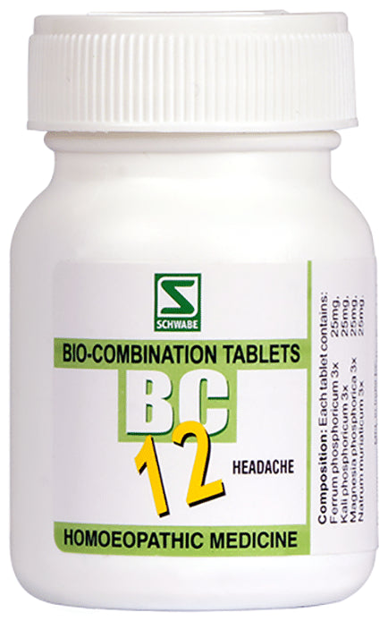Dr Willmar Schwabe India Bio Combination 12 (BC 12) Tablet