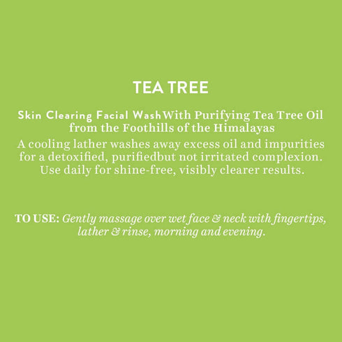 Biotique Advanced Organics Tea Tree Skin Clearing Facial Wash 150g