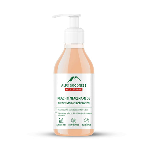 Alps Goodness Peach and Niacinamide Brightening Gel Body Lotion