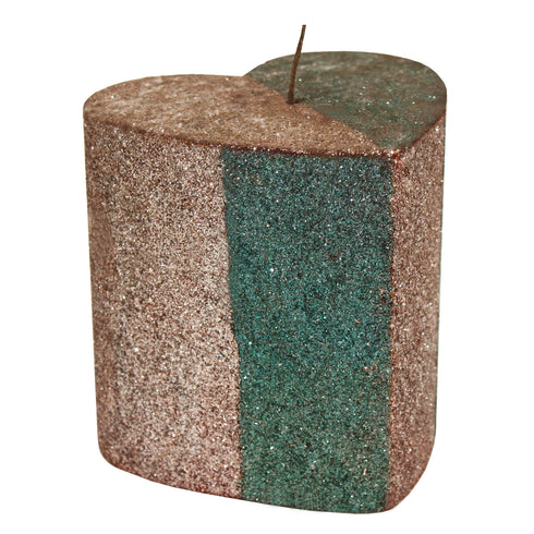 Glass  Wax Votive 4.4" X 4.4" HT