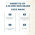 Glamveda 2 In 1 Beard Face Wash