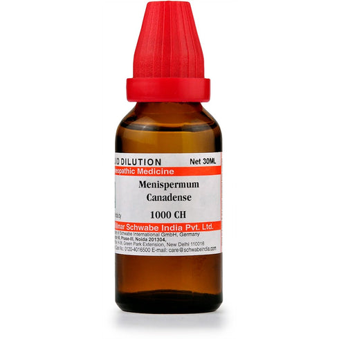 Dr Willmar Schwabe India Menispermum Canadense Dilution 1000 CH