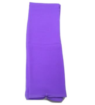 Plain Bluish Purple Georgette Saree