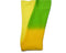 Plain Yellow And Green Border Chiffon Saree