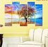 Abstract Tree Scenery Canvas Wall Hanging