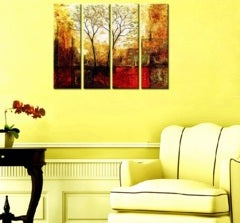 Beautiful Fall Scenery Canvas Wall Hanging