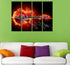 Base Guitar Creative Canvas Wall Hanging