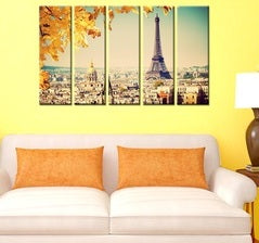 Beautiful Eiffel Tower Canvas Wall Hanging