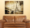 Sepia tone Eiffel Tower Monument Canvas Wall Hanging