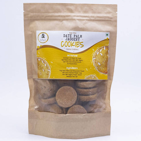 Adya Organics Date Palm Jaggery Cumin Cookies