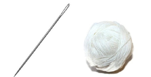 Acrylic Wool Ball Knitting Yarn Thread Dyed And Wool Needles Large Eye