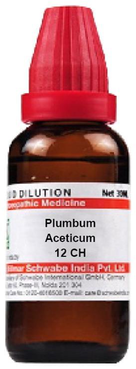 Dr Willmar Schwabe India Plumbum Aceticum Dilution 12 CH