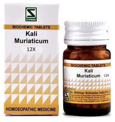 Dr Willmar Schwabe India Kali Muriaticum Biochemic Tablet 12X