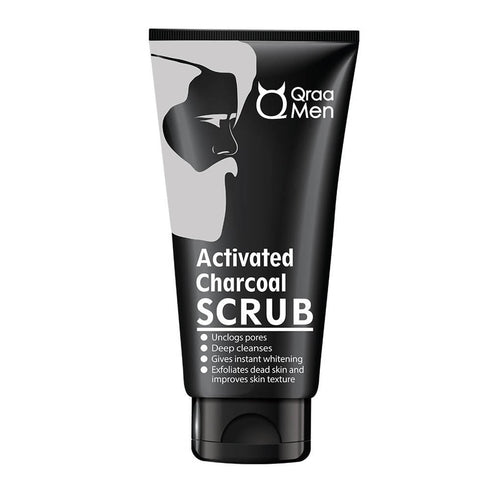 Qraa Men Activated Charcoal Scrub