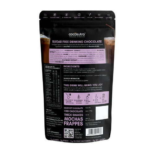 Cocosutra Lite Soothe Sugar Free Drinking Chocolate Mix