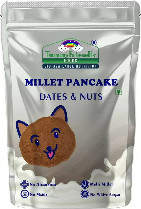 TummyFriendly Foods Aluminium|Free Millet Pancake Mix with Dates and Nuts