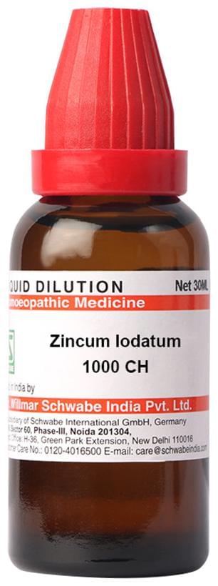 Dr Willmar Schwabe India Zincum Iodatum Dilution 1000 CH