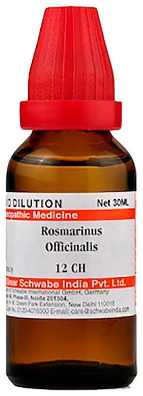 Dr Willmar Schwabe India Rosmarinus Officinalis Dilution 12 CH
