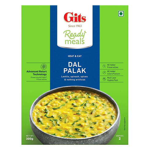 Gits Ready Meals Heat andEat Dal Palak