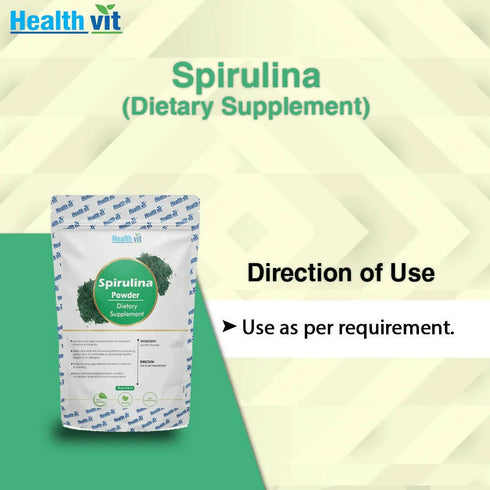 Healthvit Natural Spirulina Powder