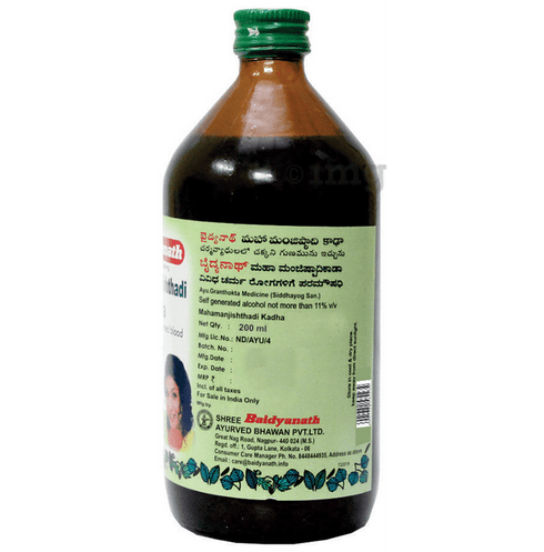 Baidyanath Vansaar Mahamanjisthadi Kadha 450 ml