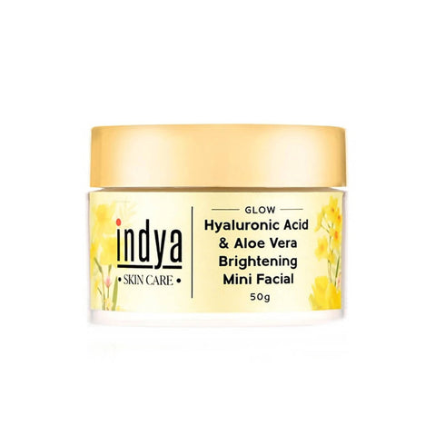 Indya Hyaluronic Acid Aloe Vera Brightening Mini Facial
