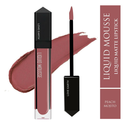 Love Earth Liquid Mousse Lipstick Peach Mojito