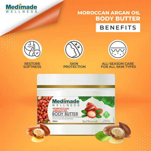 Medimade Wellness Moroccan Argan Oil Body Butter