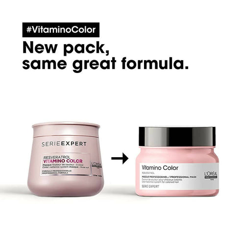 L'Oreal Paris Vitamino Color Hair Mask With Resveratrol For Color-Treated Hair Serie Expert