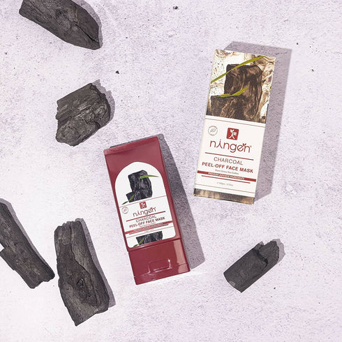 Ningen Charcoal PeelOff Face Mask