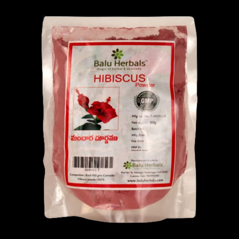 Balu Herbals Hibiscus Flower | Mandara Powder