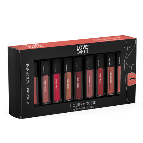Love Earth Liquid Mousse Miniature Liquid Matte Lipstick
