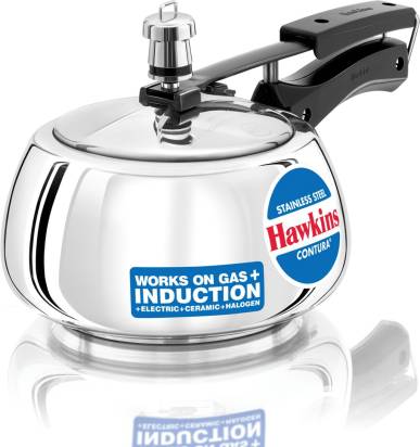 Hawkins Stainless Steel Contura 2 L Induction Bottom Pressure Cooker (SSC20)
