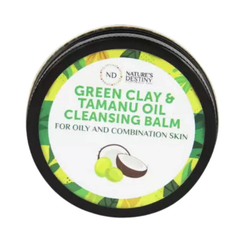 Nature's Destiny Green Clay and Tamanu Oil Cleansing Balm